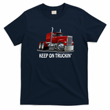 Retro Trucker No. 2 Graphic Tee - Navy Blue