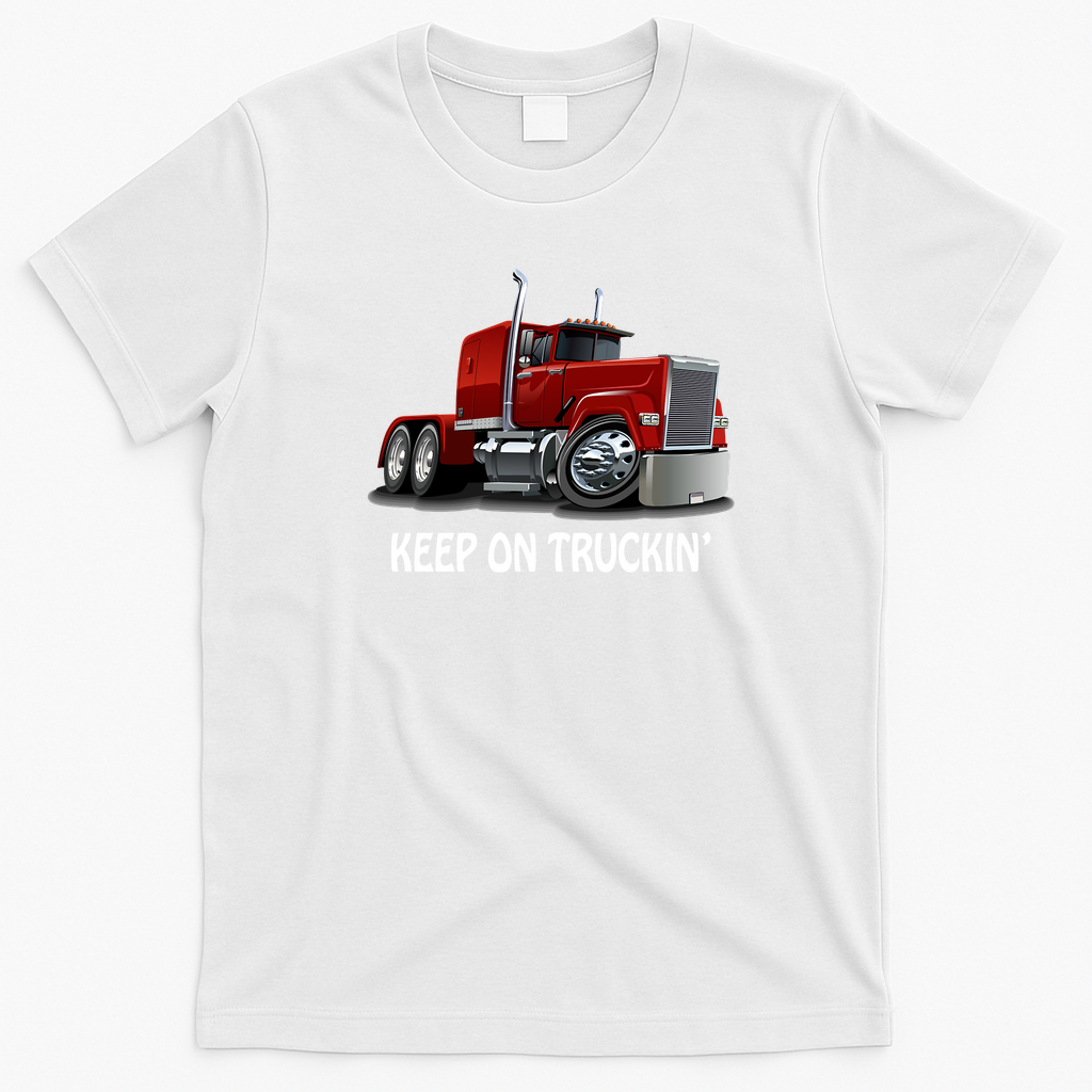 Retro Trucker No. 2 Graphic Tee - White