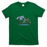 Trash Bandits Retro Graphic Tee - Irish Green