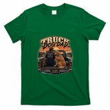 Golden Retriever Truck Dog Dad T-Shirt - Irish Green