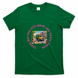 Trash Day Fun with Hank and Trash Truck Graphic T-Shirt - Irish Green