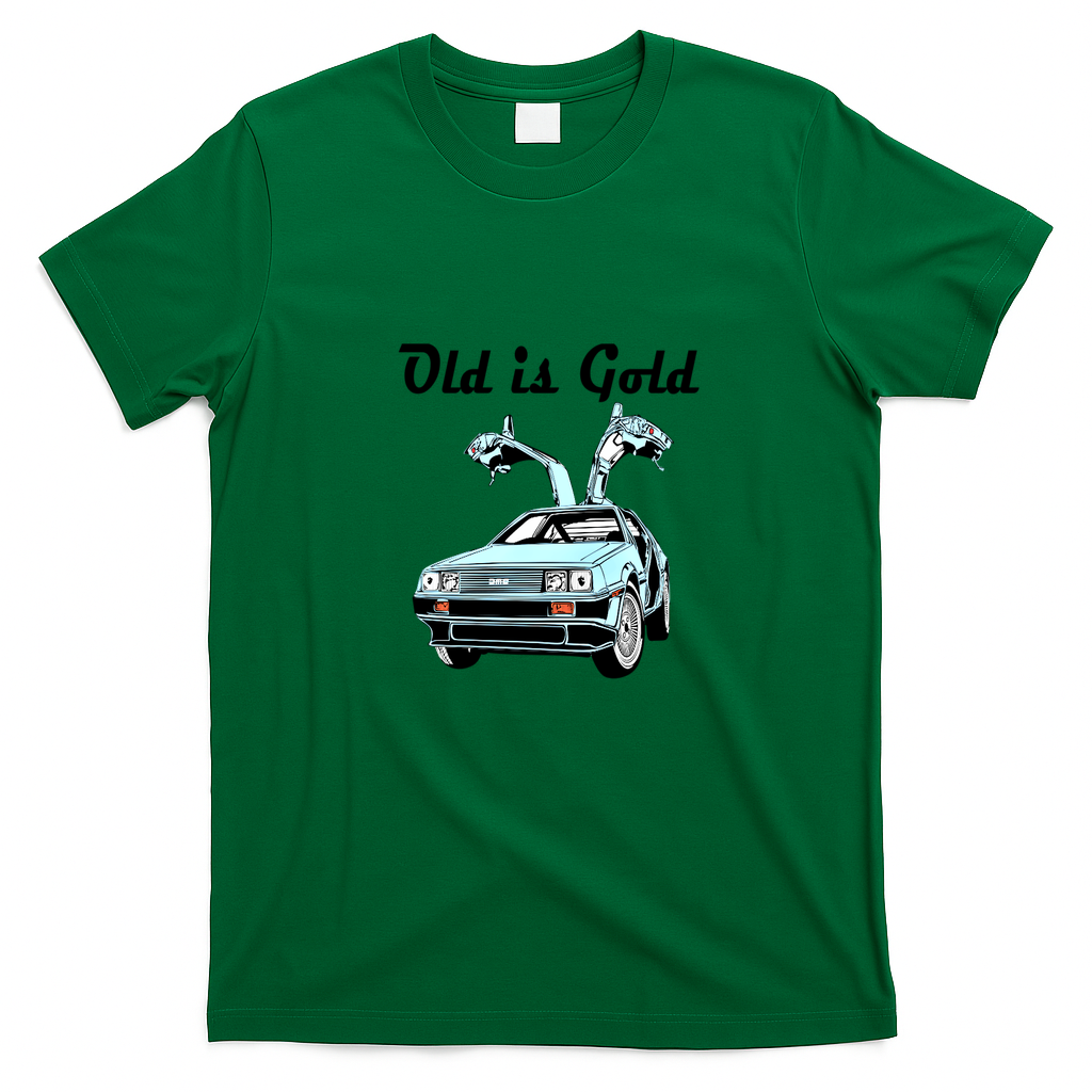 Timeless DeLorean Graphic T-Shirt - Irish Green