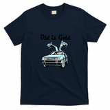 Timeless DeLorean Graphic T-Shirt - Navy Blue