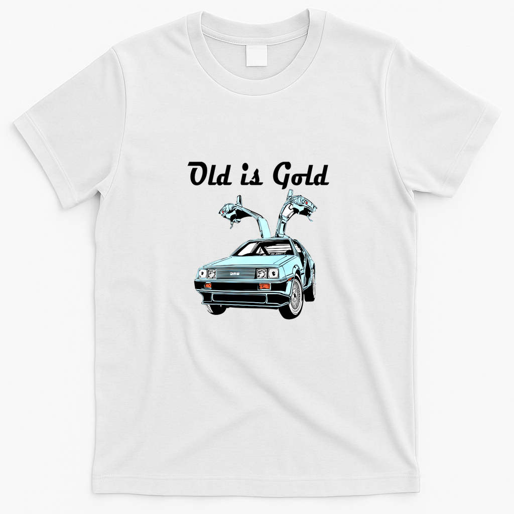 Timeless DeLorean Graphic T-Shirt - White