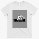 Proud Truck Driver Classic T-Shirt - White