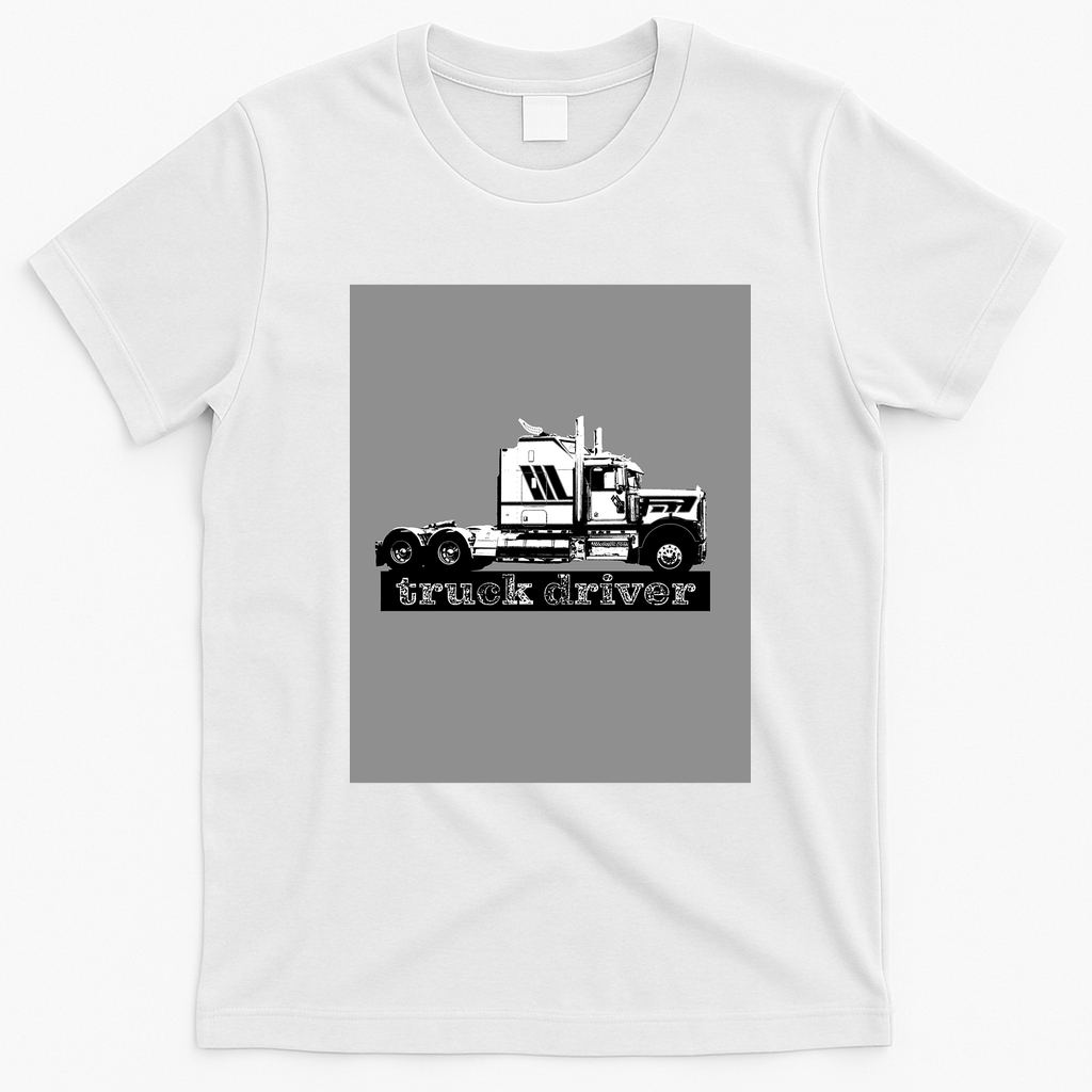 Proud Truck Driver Classic T-Shirt - White