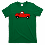 Classic Truck Distressed Graphic Tee - Irish Green