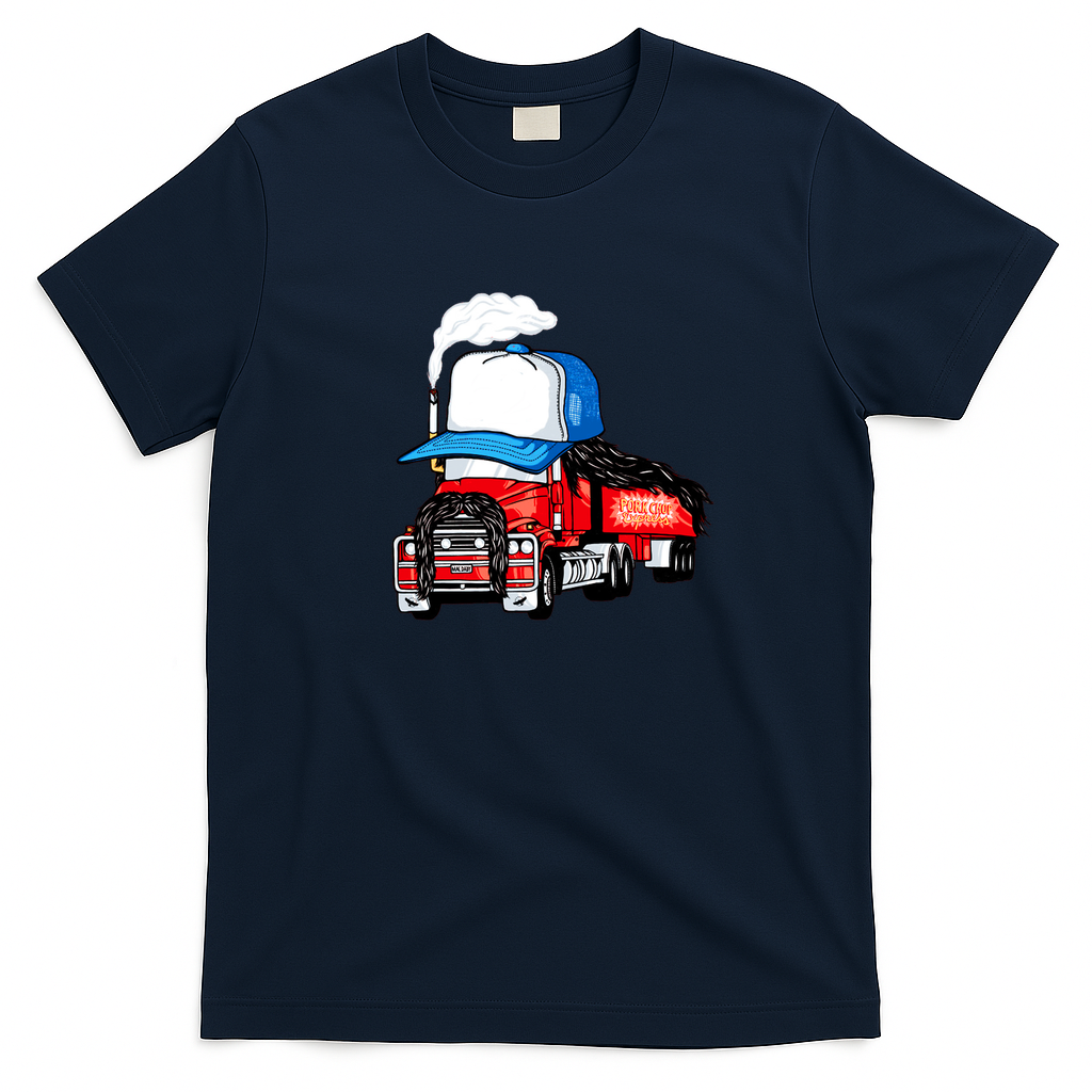 Truckers Are Hauling Funny T-Shirt - Navy Blue