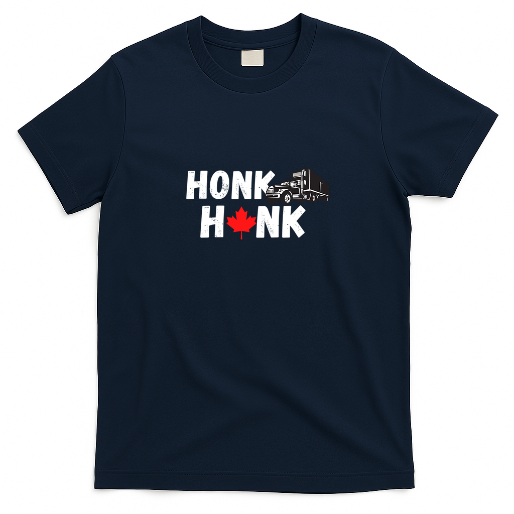 Truckload of Honk Honk Graphic T-Shirt - Navy Blue