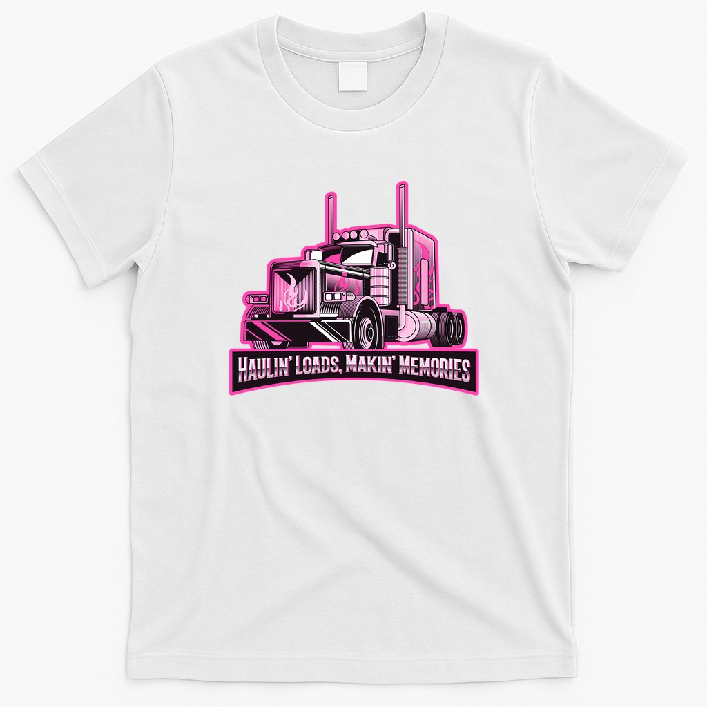 Haulin’ Loads, Makin’ Memories T-Shirt - White