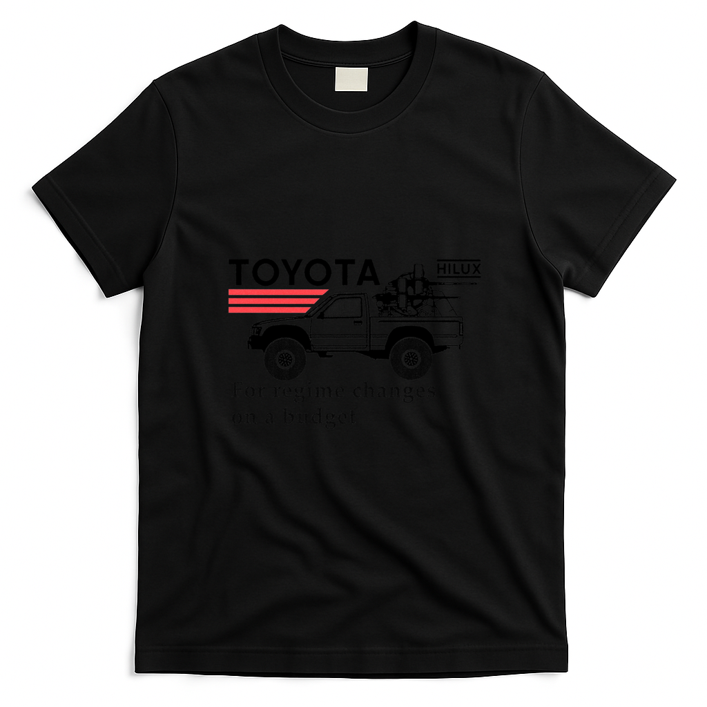 Toyota Hilux Budget Adventure T-Shirt - Black