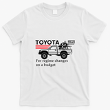 Toyota Hilux Budget Adventure T-Shirt - White