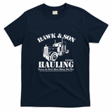 Over The Top Hawk & Son Hauling Retro Graphic Tee - Navy Blue