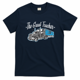 Trucker Hellas Greek Trucking T-Shirt - Navy Blue