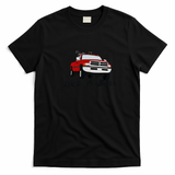 Twister Like A Boss Retro Graphic Tee - Black