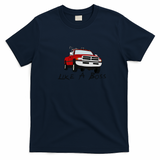 Twister Like A Boss Retro Graphic Tee - Navy Blue