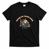 Husband Dad Trucker Legacy T-Shirt - Black