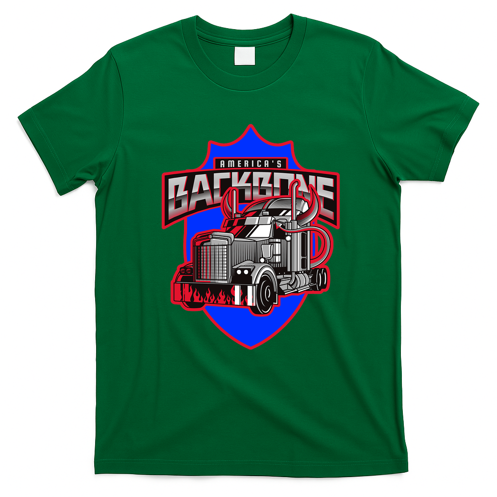 Truckers for Life Bold Graphic Tee - Irish Green