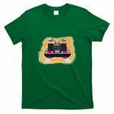 DeLorean Time Machine Vintage T-Shirt - Irish Green