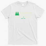 Twin Pines Mall Distressed Sign T-Shirt - White
