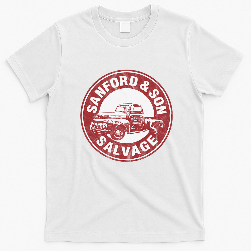 Funny 90s TV Family Retro T-Shirt - White