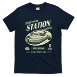 Tosche Station Retro Graphic Tee - Navy Blue