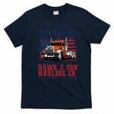 Hawk & Son 4th of July Arm Wrestling Tee - Navy Blue