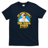 Time Travel Agency Vintage T-Shirt - Navy Blue