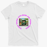 Trash Talkin' with Hank and Trash Truck Graphic T-Shirt - White