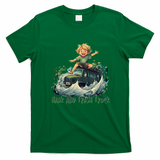 Hank and Trash Truck Cartoon Retro Graphic Tee - Irish Green