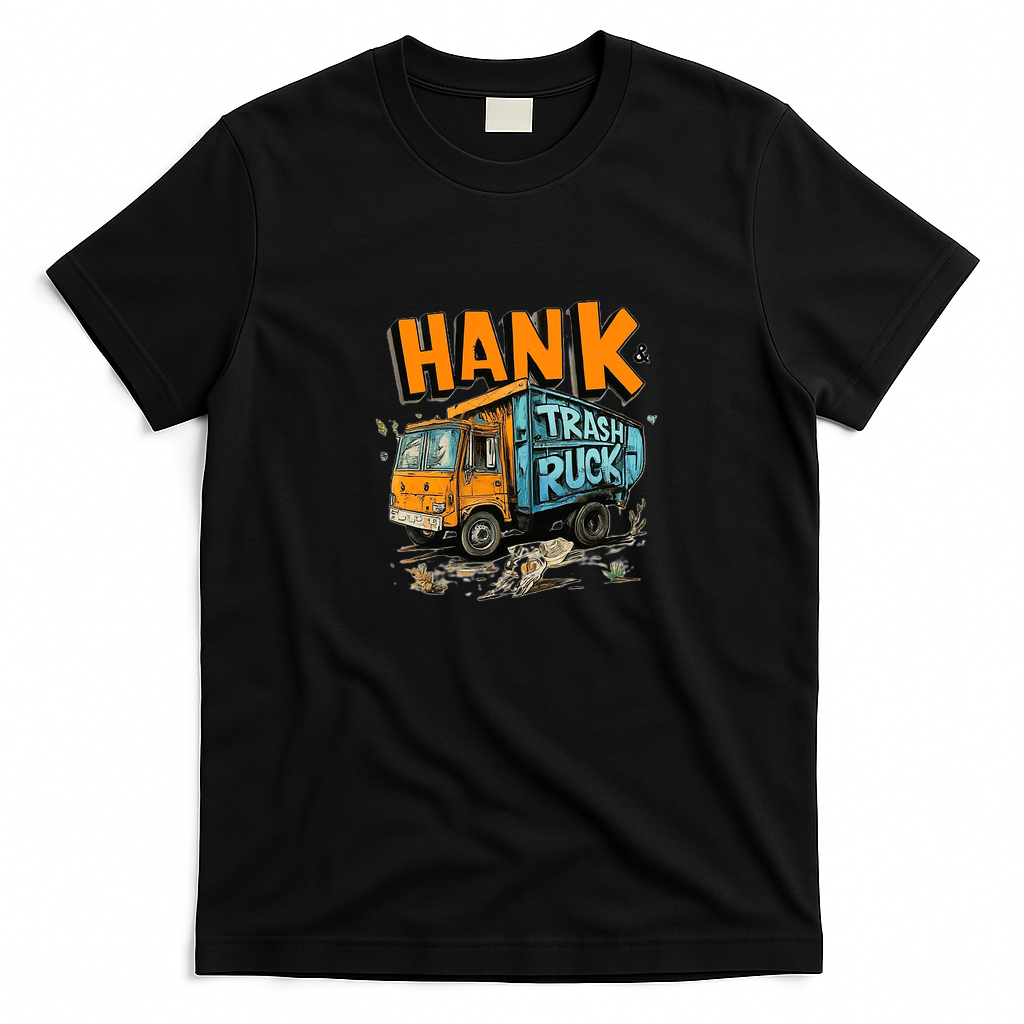 Team Trash Titans Retro Graphic Tee - Black