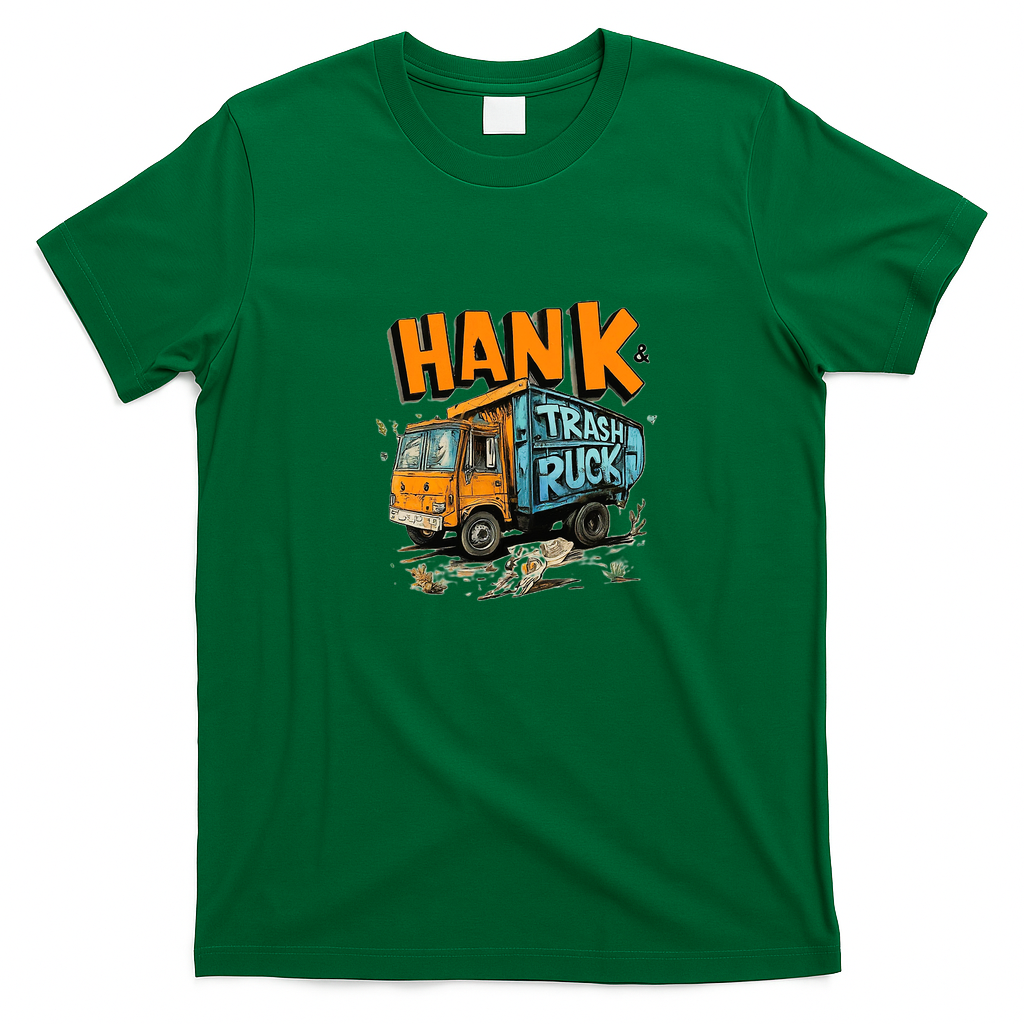 Team Trash Titans Retro Graphic Tee - Irish Green