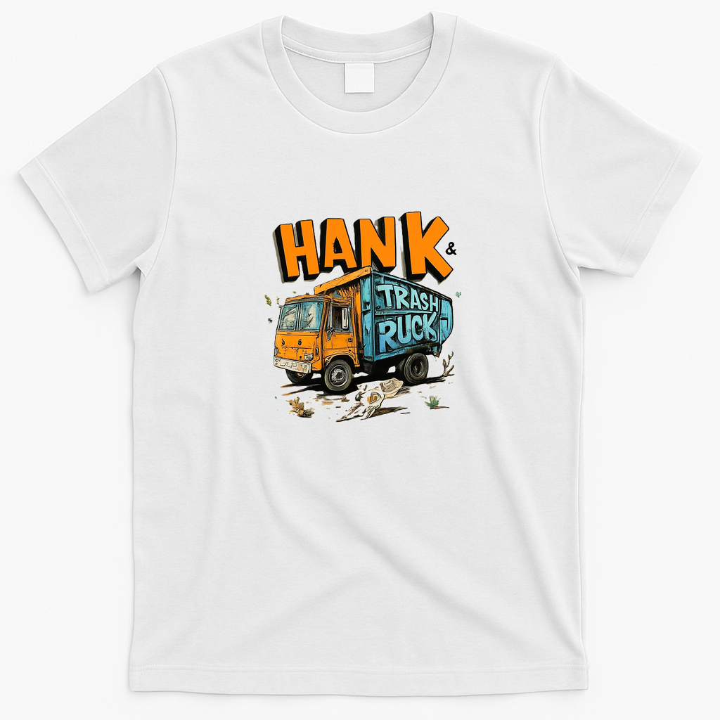 Team Trash Titans Retro Graphic Tee - White