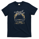Time Travel Retro Graphic Tee - Navy Blue