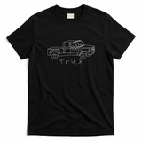 Classic Truck Graphic Retro Graphic Tee - Black