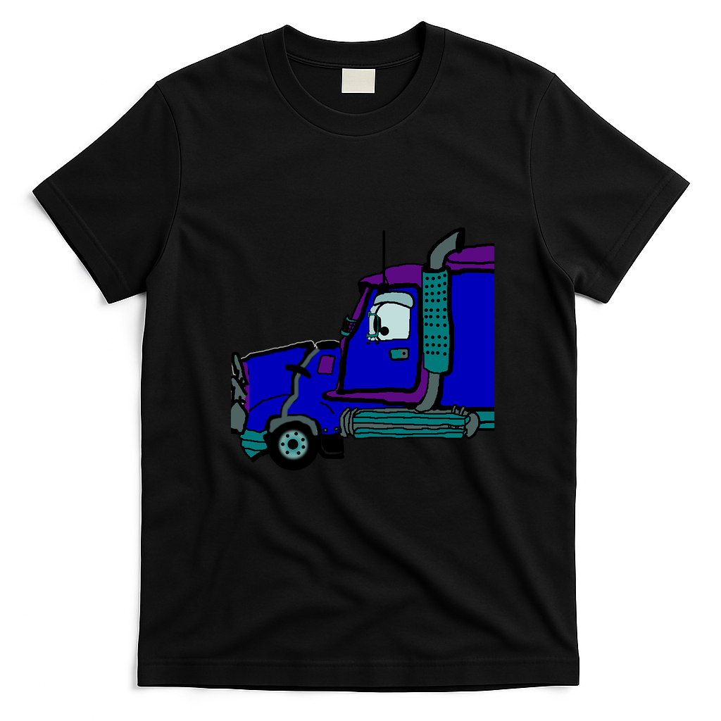 Classic Truck Graphic Classic Logo T-Shirt - Black