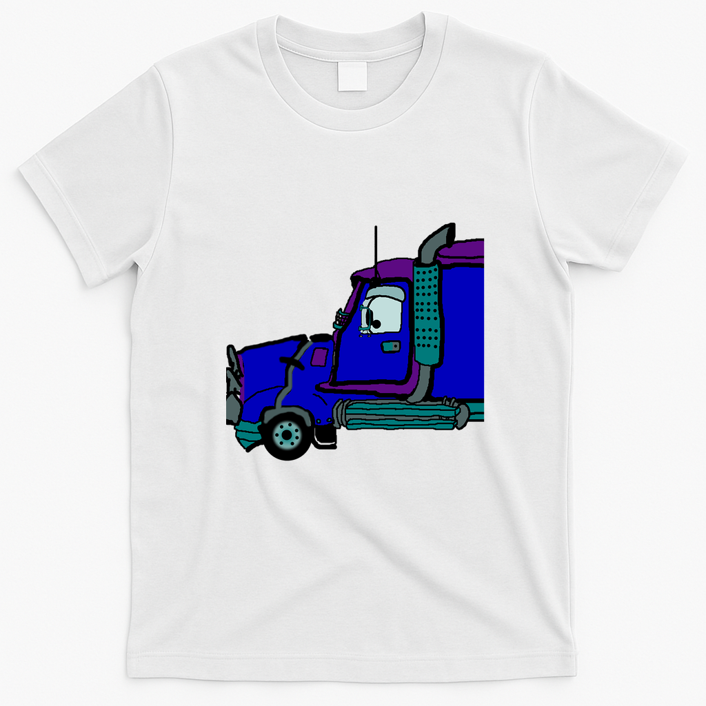 Classic Truck Graphic Classic Logo T-Shirt - White