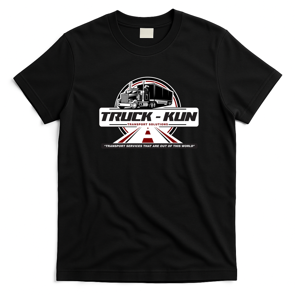 Truck-Kun Anime Truck Graphic Tee - Black
