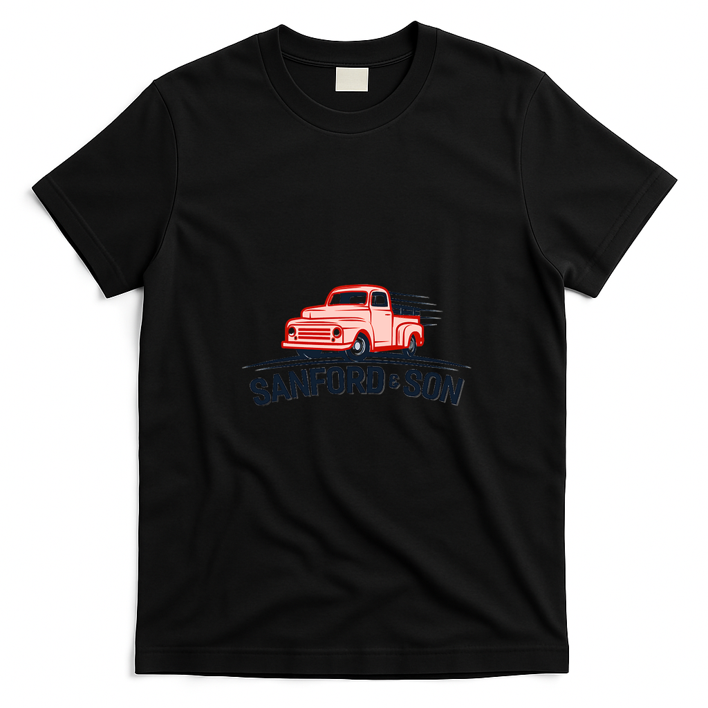 Classic Truck Graphic T-Shirt - Black