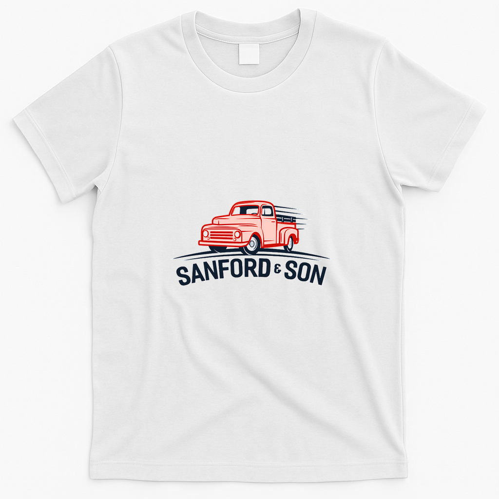 Classic Truck Graphic T-Shirt - White