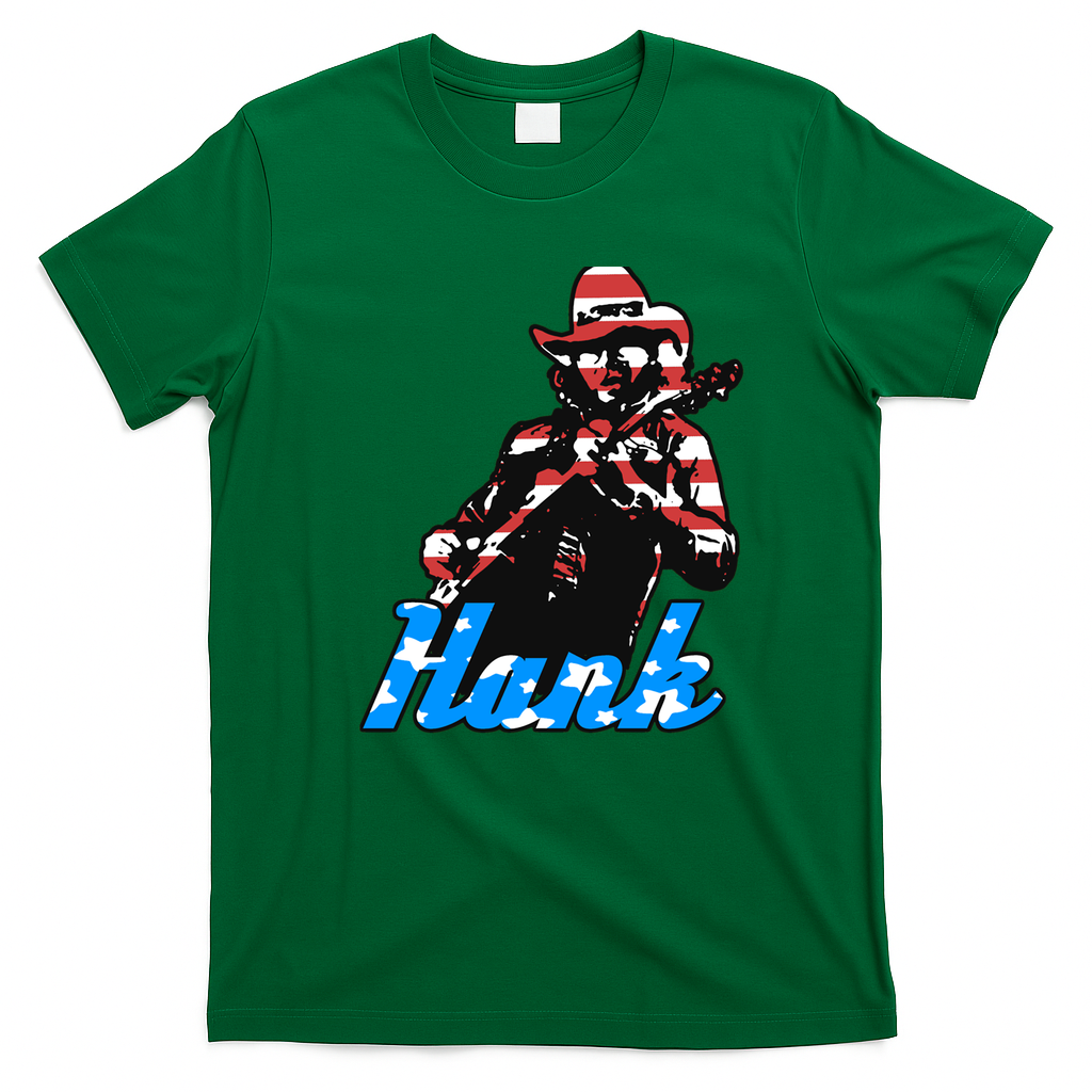 Hank USA Retro Graphic Tee - Irish Green
