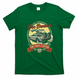 Vintage 1955 Time Travel Car Graphic T-Shirt - Irish Green