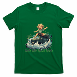 Vintage Cartoon - Vintage Movie Retro Graphic Tee - Irish Green
