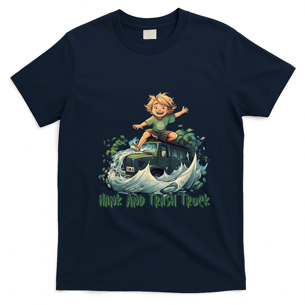Vintage Cartoon - Vintage Movie Retro Graphic Tee - Navy Blue