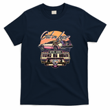 Halloween DeLorean Vintage T-Shirt - Navy Blue
