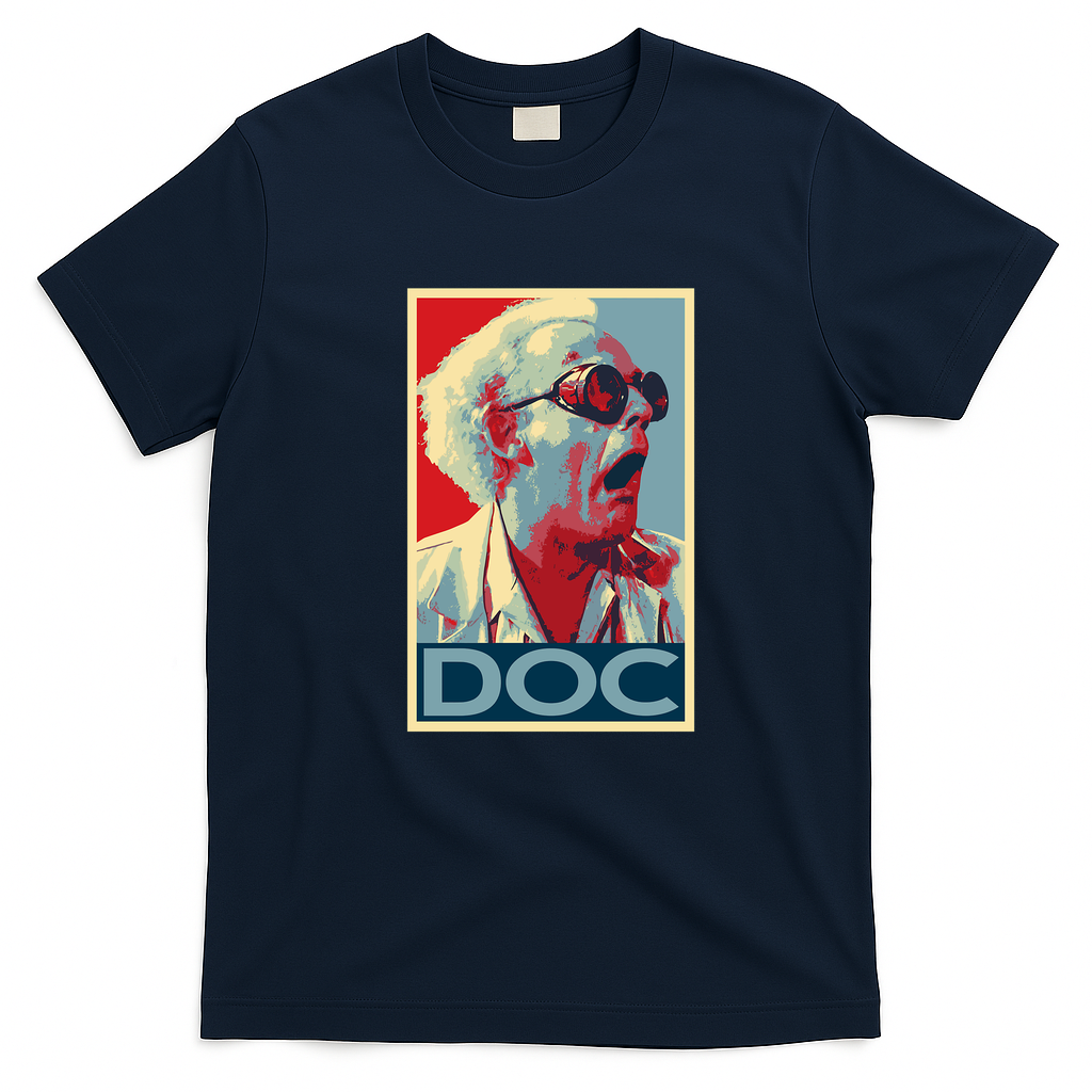 Doc’s Vintage Classic Car T-Shirt - Navy Blue