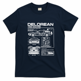 DMC DeLorean Special Series T-Shirt - Navy Blue