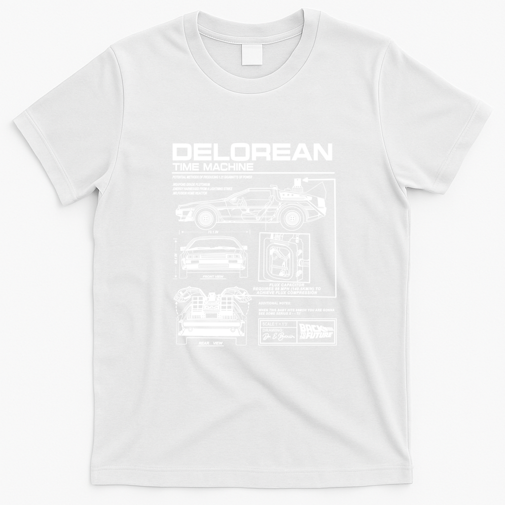 DMC DeLorean Special Series T-Shirt - White