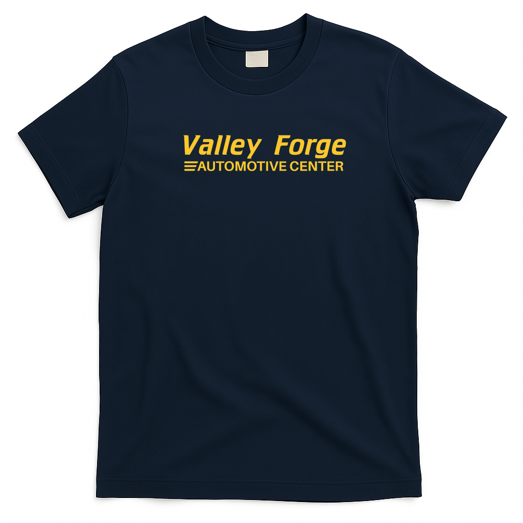 Valley Forge Automotive Center Vintage T-Shirt - Navy Blue