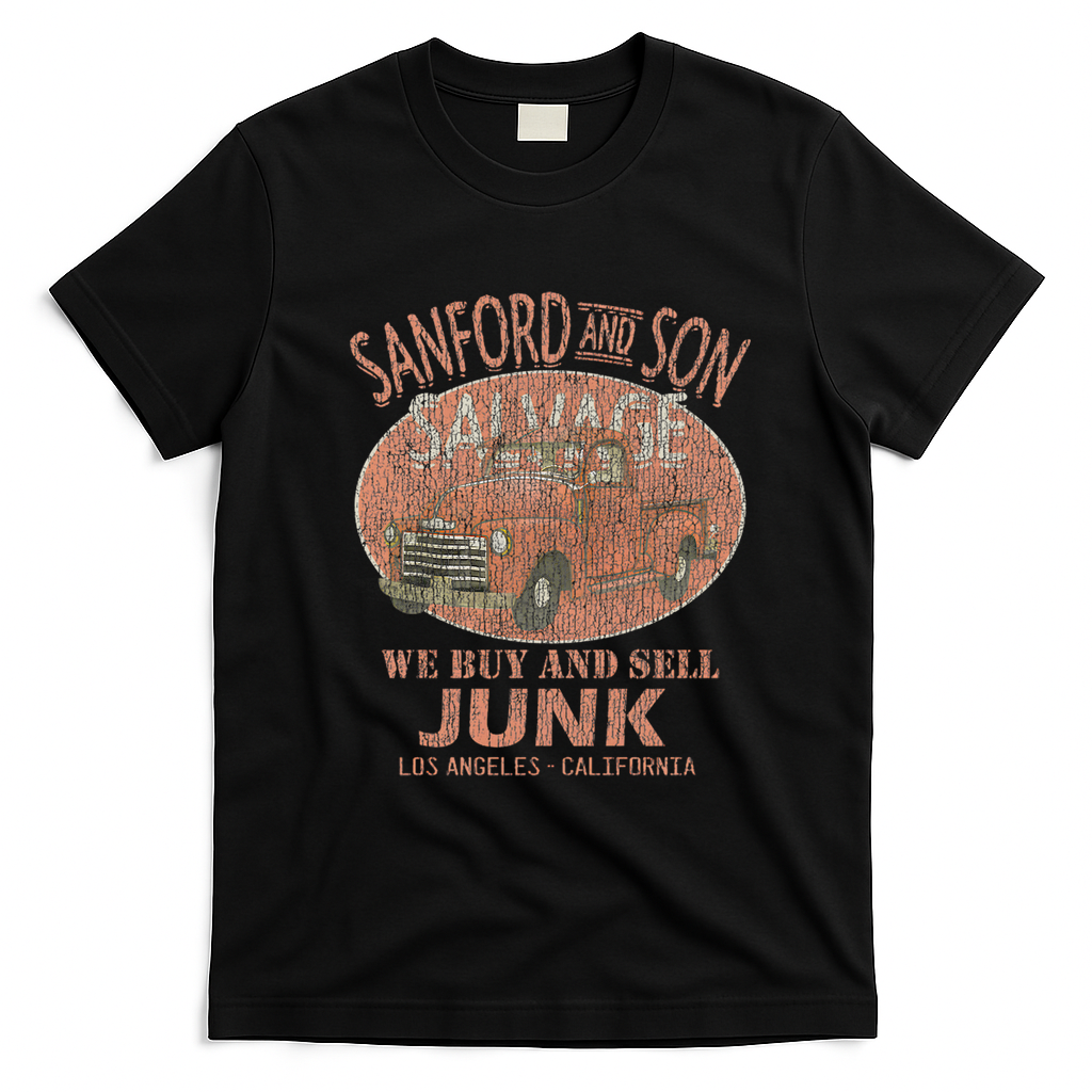 Vintage Sanford and Son Salvage Vintage T-Shirt - Black